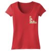 Juniors 60/40 Scoop Tee Thumbnail