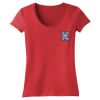 Juniors 60/40 Scoop Tee Thumbnail